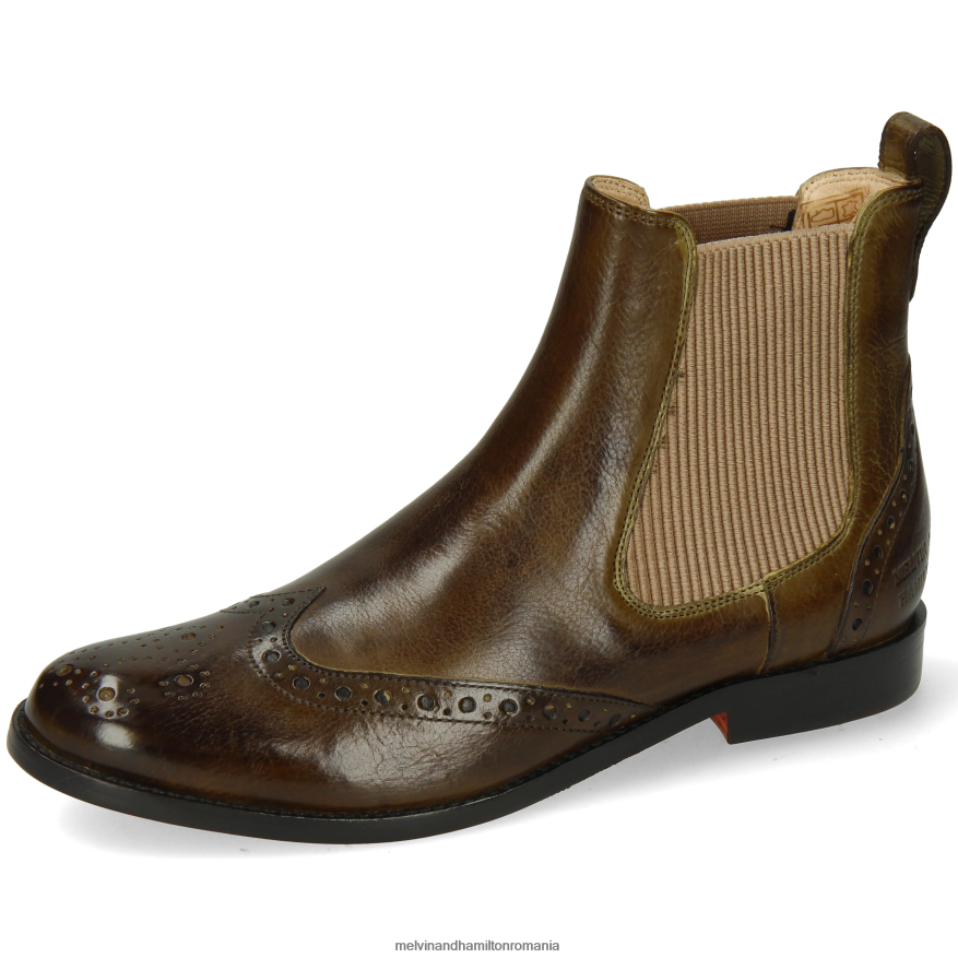 femei Melvin & Hamilton amelie 5 verde Botine 2R24J4919