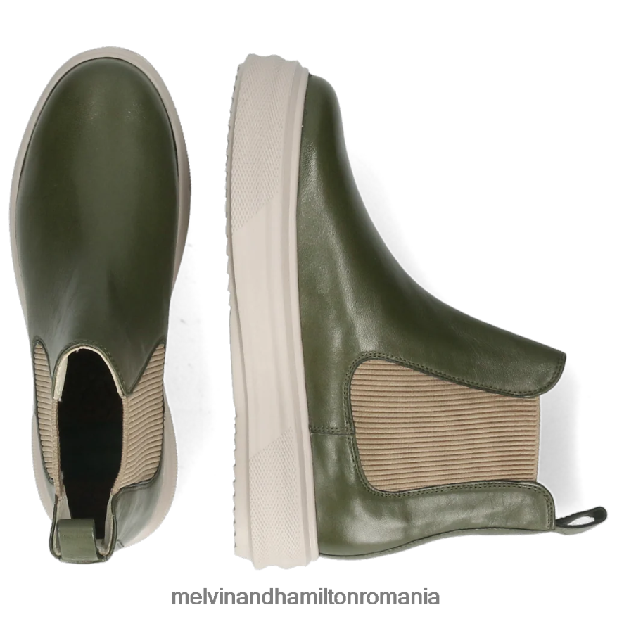 femei Melvin & Hamilton fa 1 verde Botine 2R24J41074