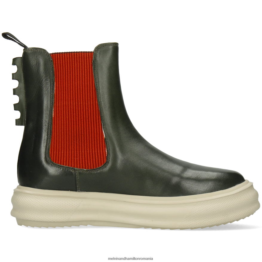 femei Melvin & Hamilton fa 5 verde Botine 2R24J41003