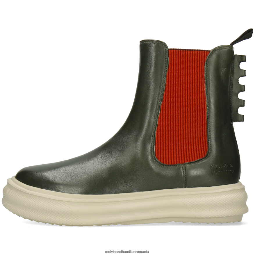 femei Melvin & Hamilton fa 5 verde Botine 2R24J41003