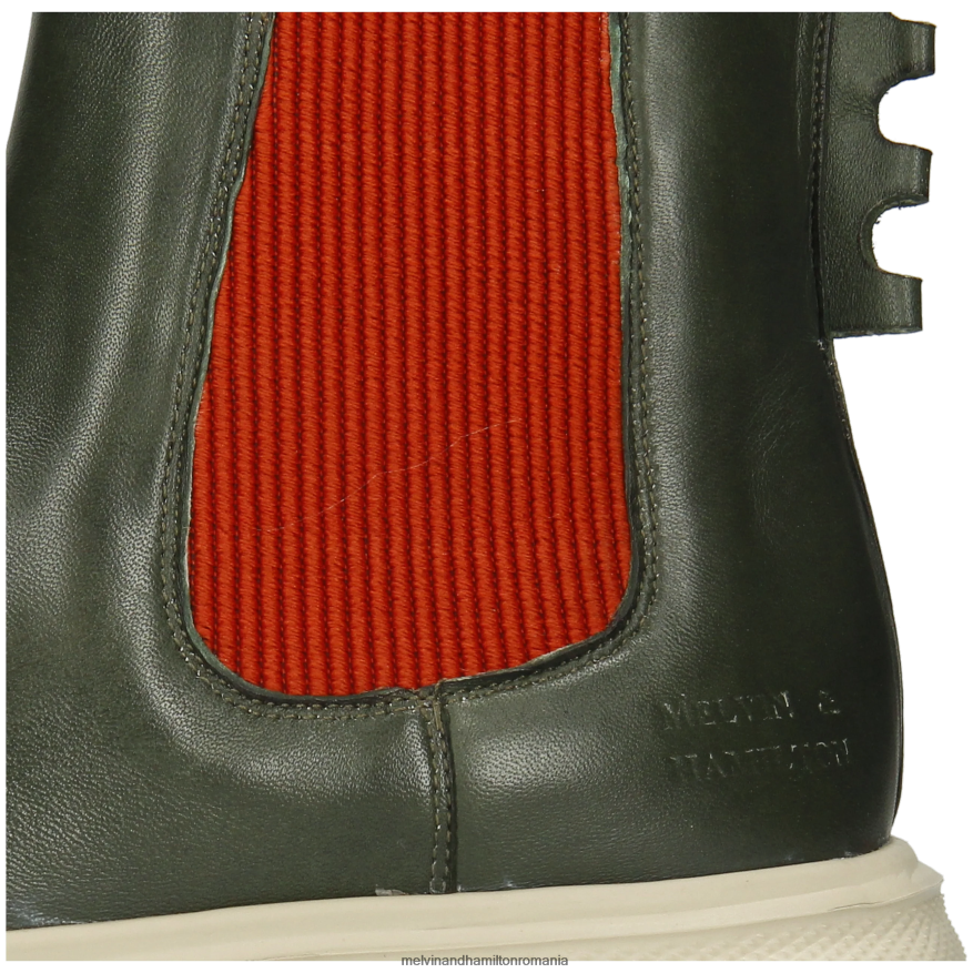 femei Melvin & Hamilton fa 5 verde Botine 2R24J41003
