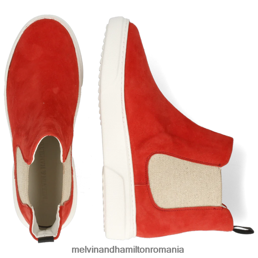 femei Melvin & Hamilton hailey 2 roșu Botine 2R24J41118