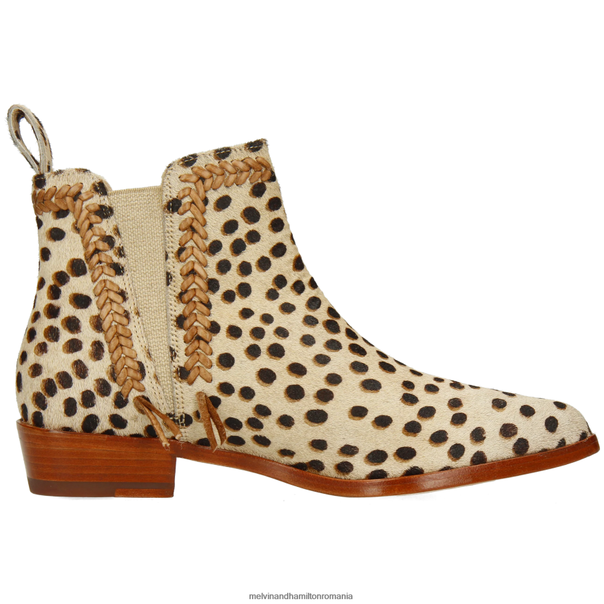 femei Melvin & Hamilton marlin 10 maro deschis Botine 2R24J4777