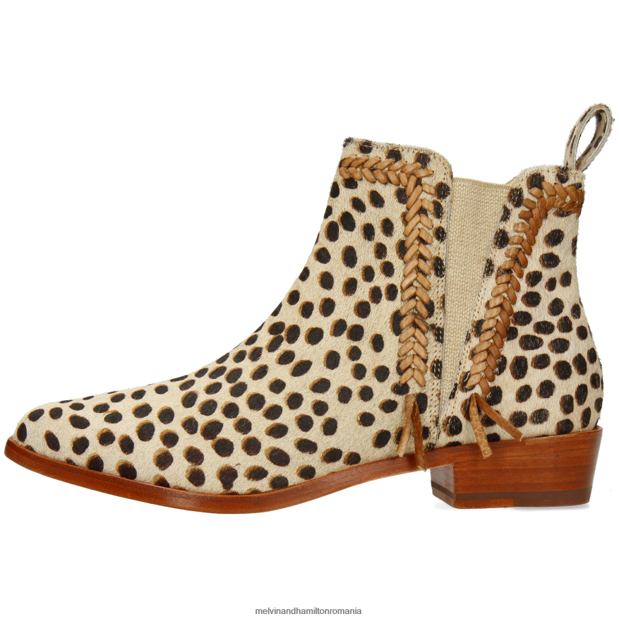 femei Melvin & Hamilton marlin 10 maro deschis Botine 2R24J4777