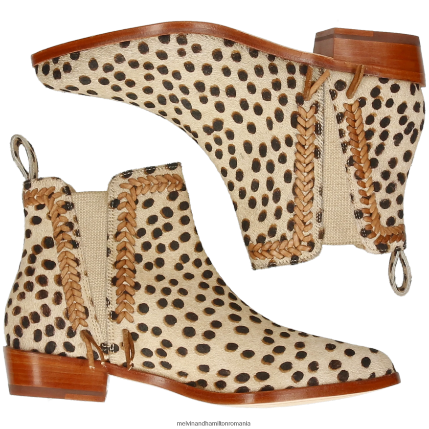 femei Melvin & Hamilton marlin 10 maro deschis Botine 2R24J4777