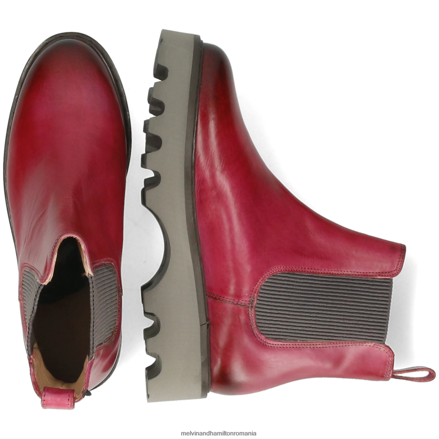 femei Melvin & Hamilton megan 3r fucsie Botine 2R24J41094