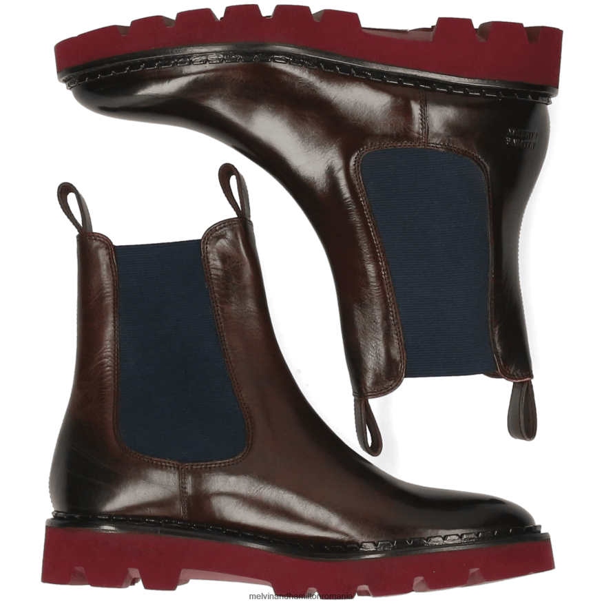 femei Melvin & Hamilton sally 186 maro Botine 2R24J4860