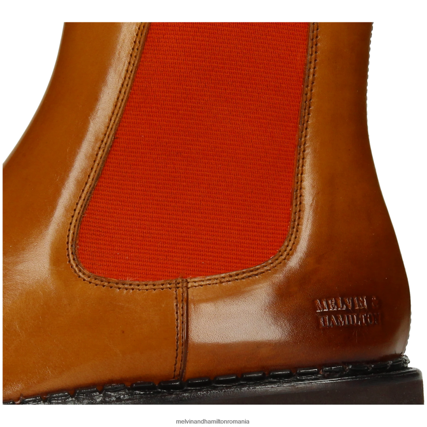 femei Melvin & Hamilton sally 186 maro deschis Botine 2R24J4885