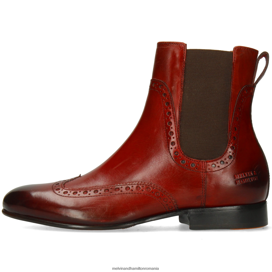 femei Melvin & Hamilton sally 192 roșu Botine 2R24J4833
