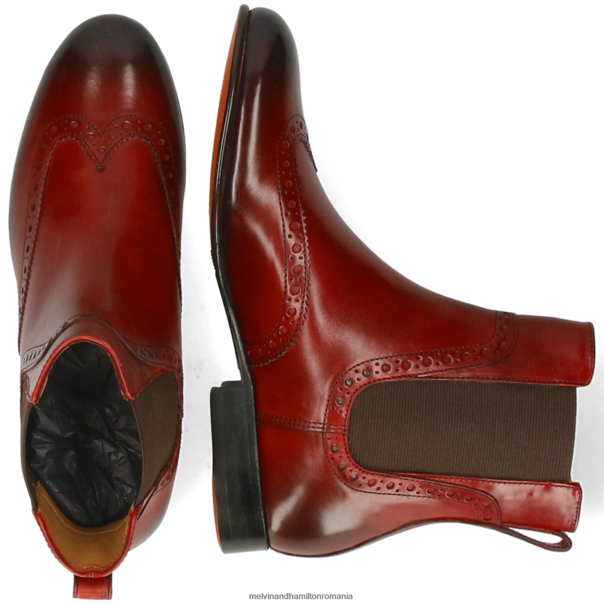 femei Melvin & Hamilton sally 192 roșu Botine 2R24J4833