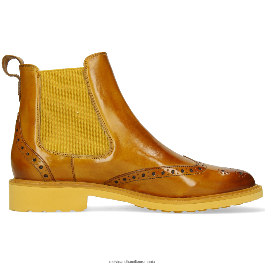 femei Melvin & Hamilton selina 29 galben Botine 2R24J4899