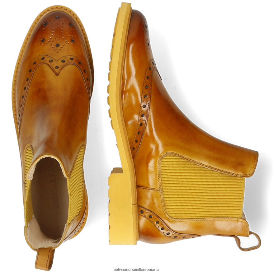 femei Melvin & Hamilton selina 29 galben Botine 2R24J4899