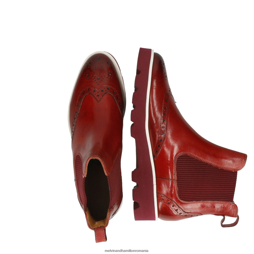 femei Melvin & Hamilton selina 29 roșu Botine 2R24J4858