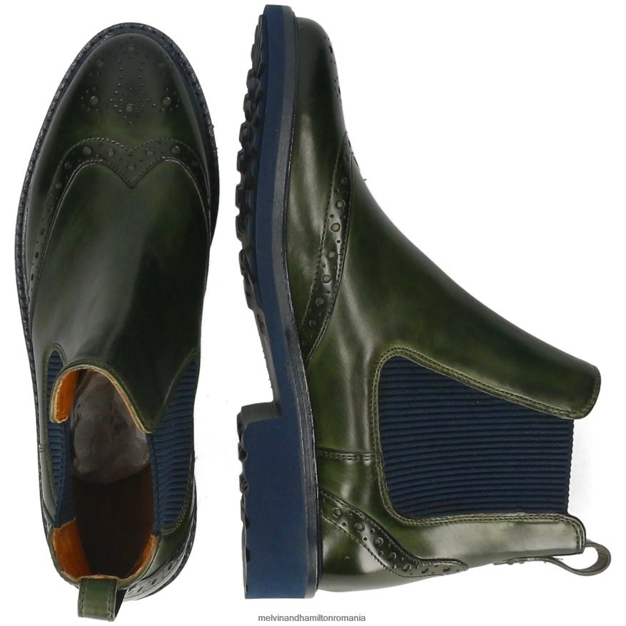 femei Melvin & Hamilton selina 29 verde Botine 2R24J4794