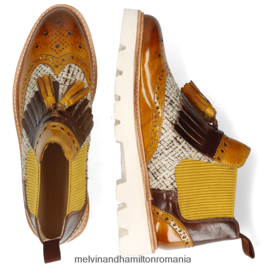 femei Melvin & Hamilton selina 5 maro deschis Botine 2R24J41047