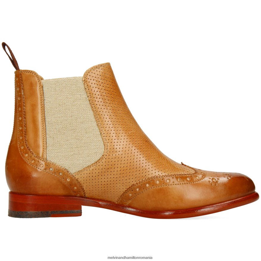 femei Melvin & Hamilton selina 6 maro deschis Botine 2R24J4864