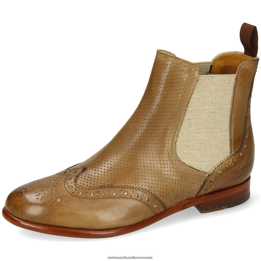 femei Melvin & Hamilton selina 6 maro deschis Botine 2R24J4867