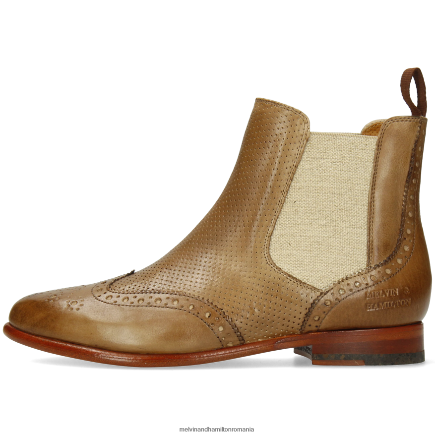 femei Melvin & Hamilton selina 6 maro deschis Botine 2R24J4867