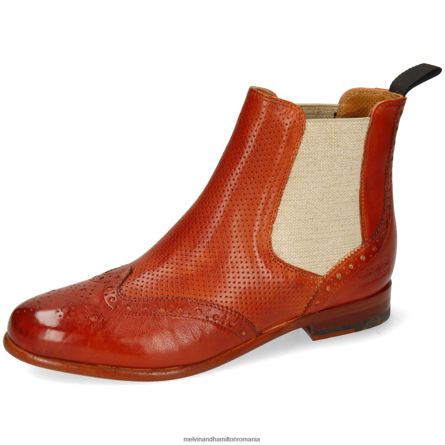 femei Melvin & Hamilton selina 6 roșu Botine 2R24J4999