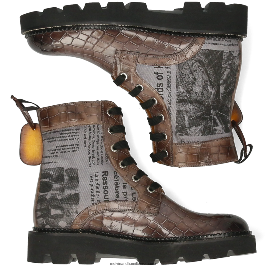 femei Melvin & Hamilton maria 7 gri cizme 2R24J41196