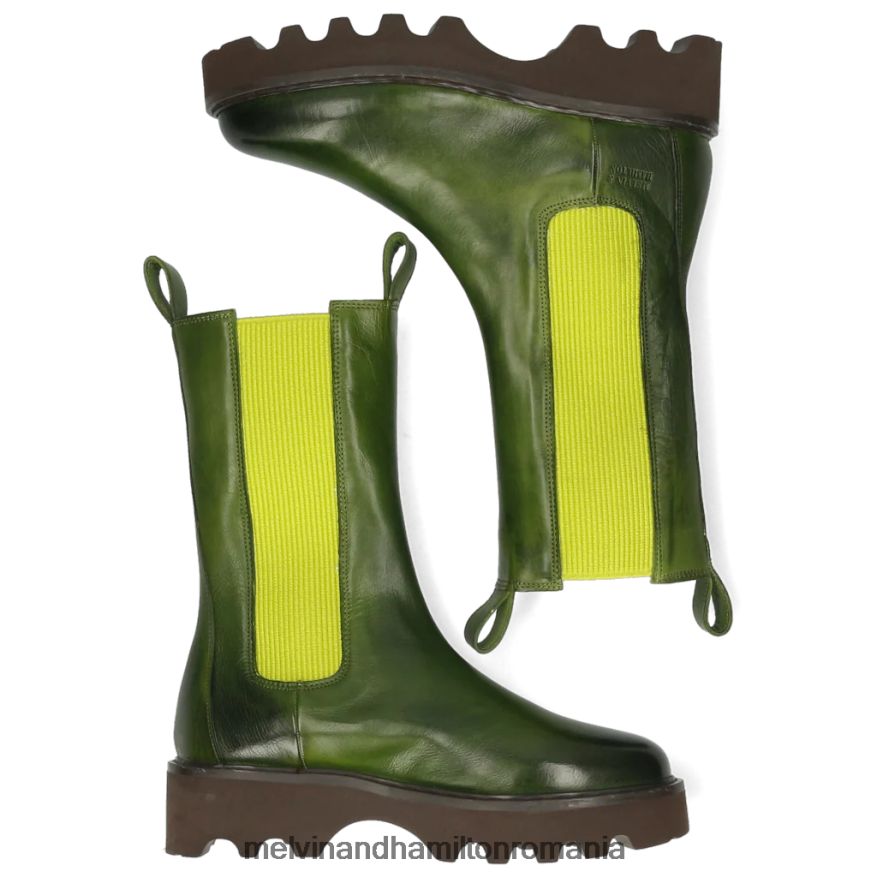 femei Melvin & Hamilton megan 14 verde cizme 2R24J41257