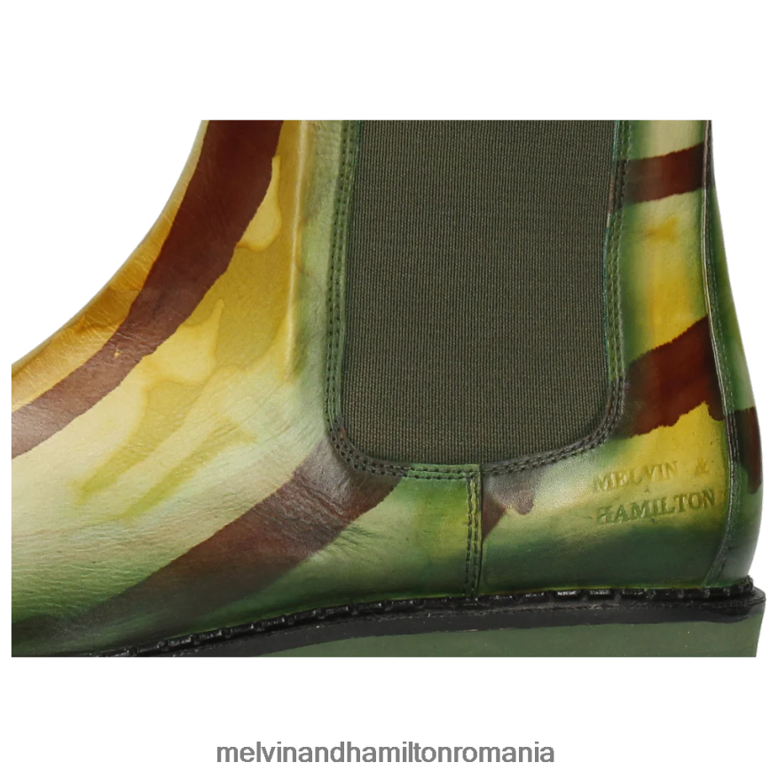 femei Melvin & Hamilton sibilul 5 verde cizme 2R24J41218