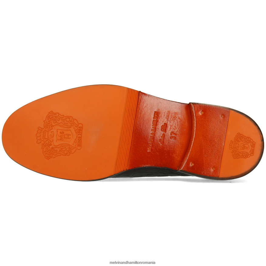 femei Melvin & Hamilton Gianna 3 negru mocasini 2R24J41314