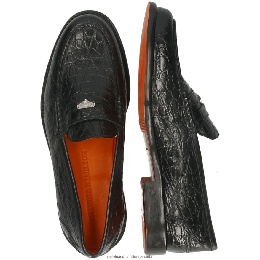 femei Melvin & Hamilton Gianna 3 negru mocasini 2R24J41314
