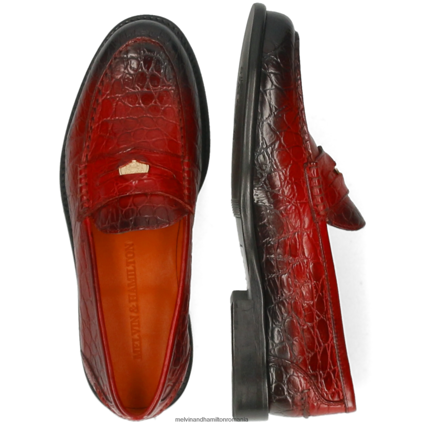 femei Melvin & Hamilton Gianna 3 roșu mocasini 2R24J41318