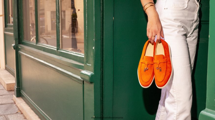 femei Melvin & Hamilton adley 3 portocale mocasini 2R24J41303