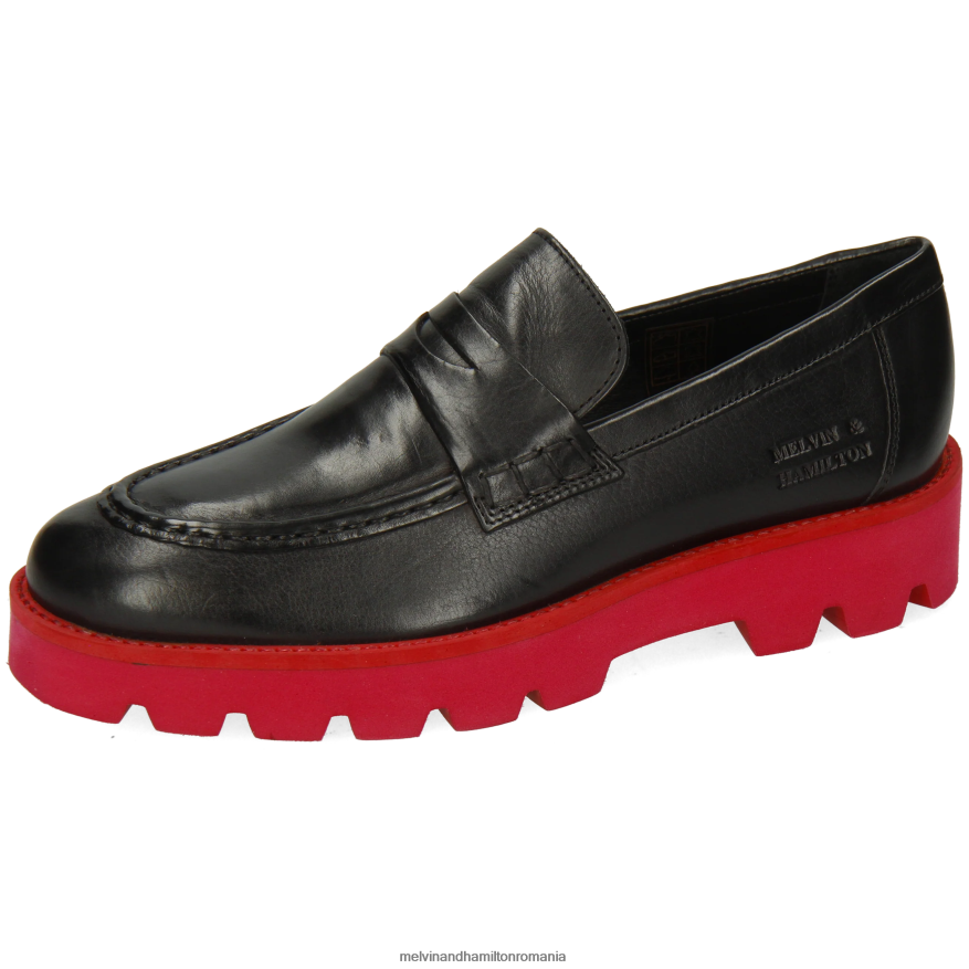 femei Melvin & Hamilton jad 6 negru mocasini 2R24J41383