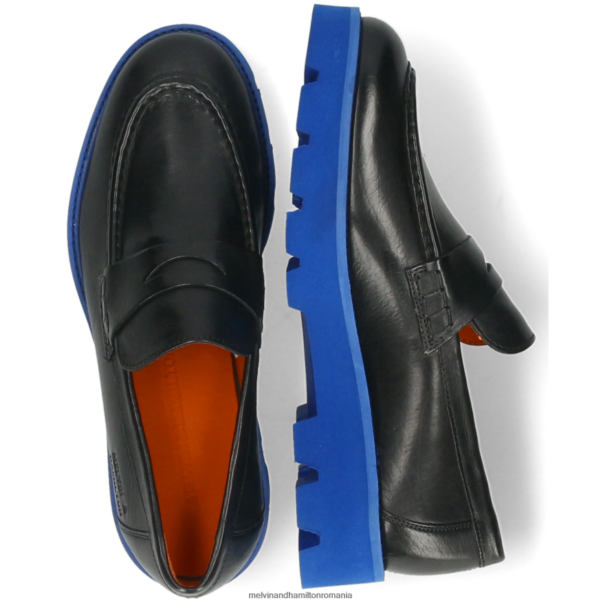 femei Melvin & Hamilton jad 6 negru mocasini 2R24J41391