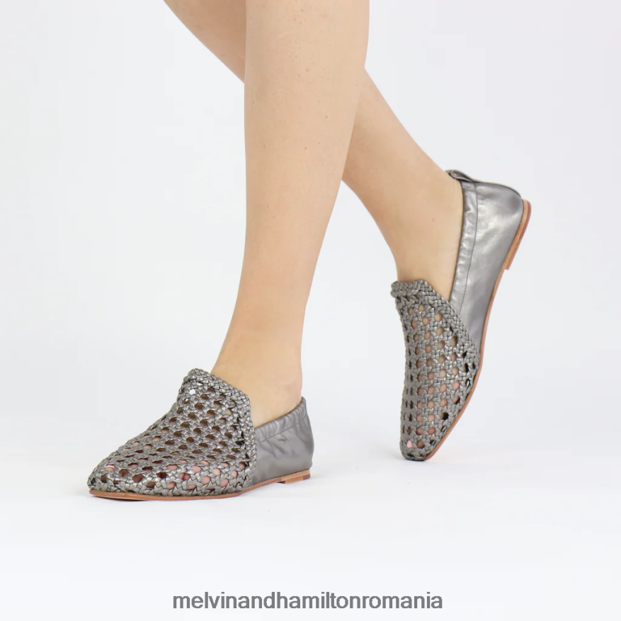 femei Melvin & Hamilton melly 7 argint mocasini 2R24J41469
