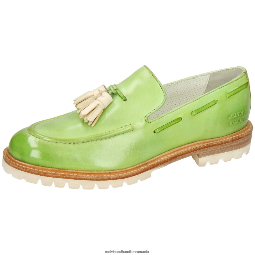 femei Melvin & Hamilton regine 2 verde mocasini 2R24J41395