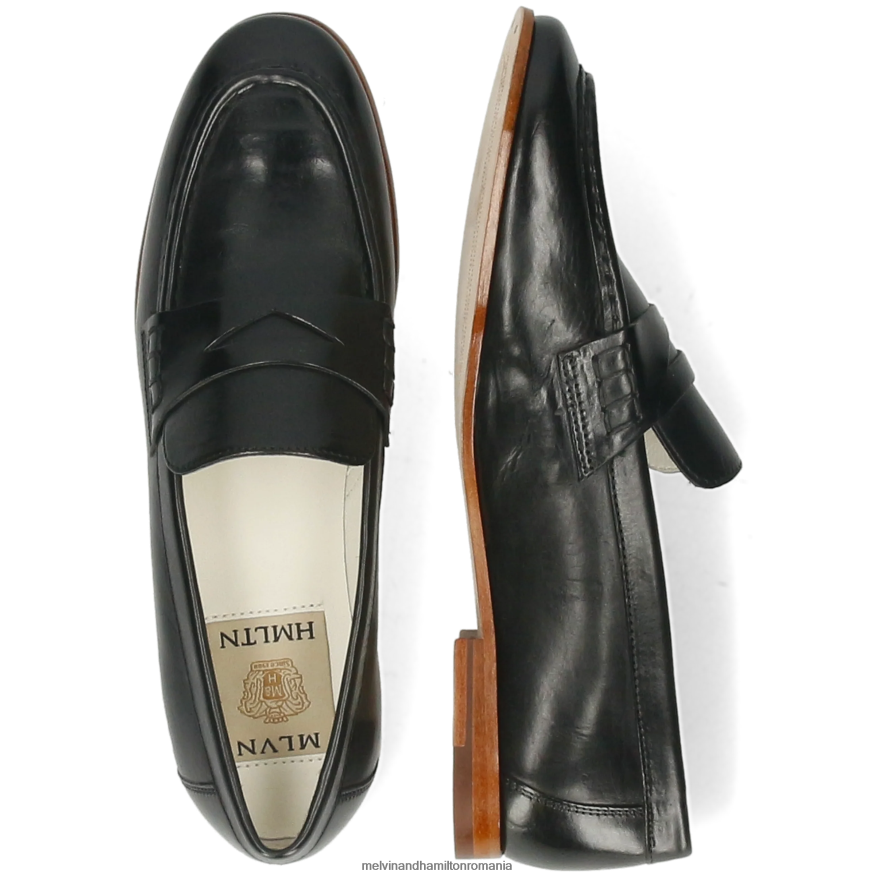 femei Melvin & Hamilton scarlett 70 negru mocasini 2R24J41330