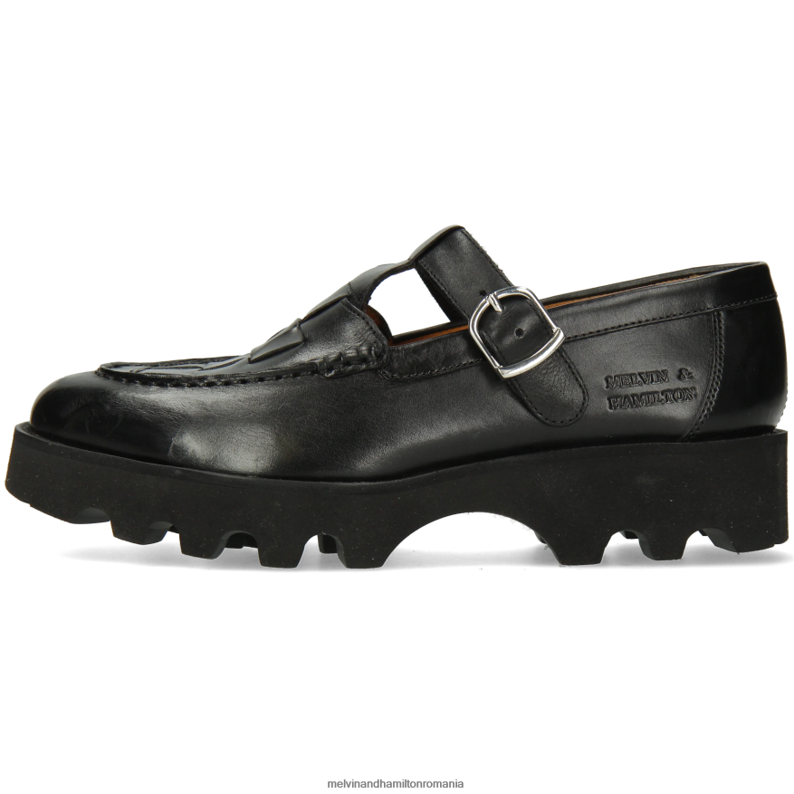 femei Melvin & Hamilton jad 14 negru pantofi călugări 2R24J41497