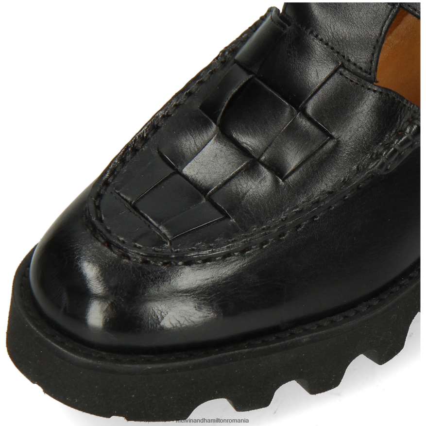 femei Melvin & Hamilton jad 14 negru pantofi călugări 2R24J41497