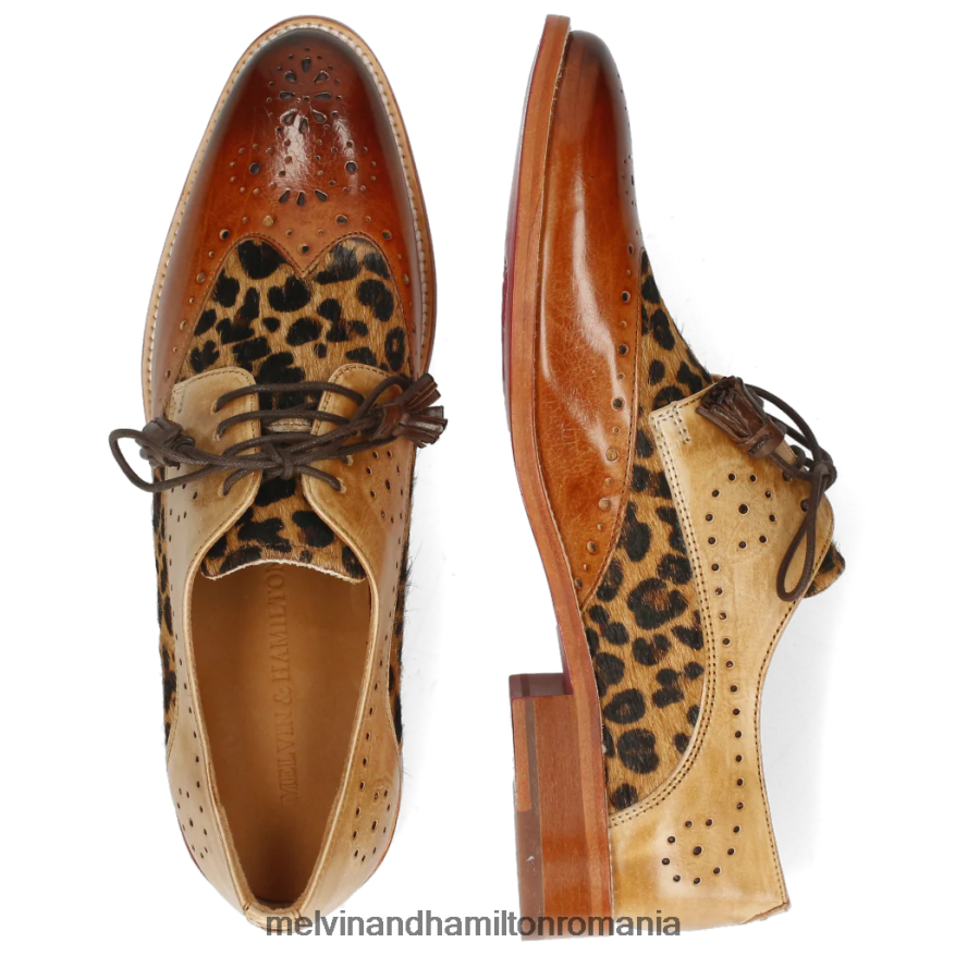femei Melvin & Hamilton Betty 3 maro pantofi derby 2R24J41524
