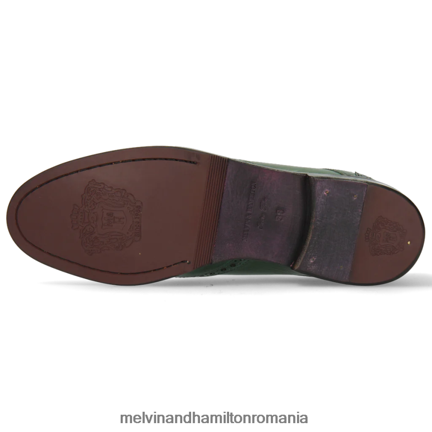 femei Melvin & Hamilton amelie 3 verde pantofi derby 2R24J41518