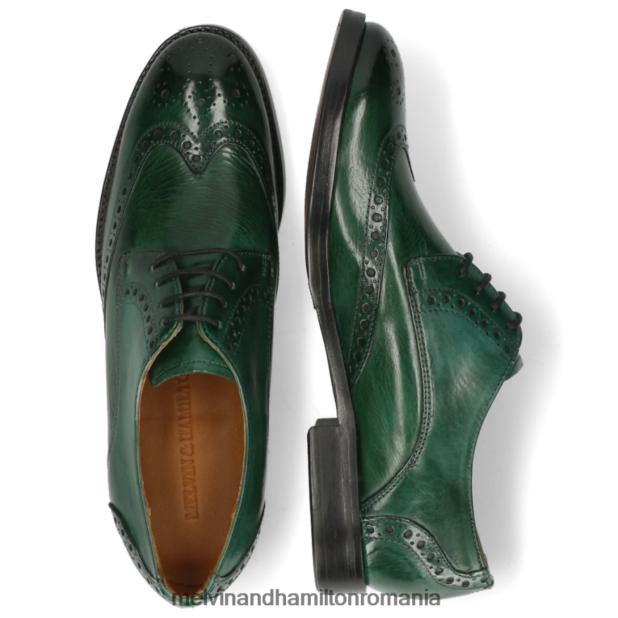 femei Melvin & Hamilton amelie 3 verde pantofi derby 2R24J41518