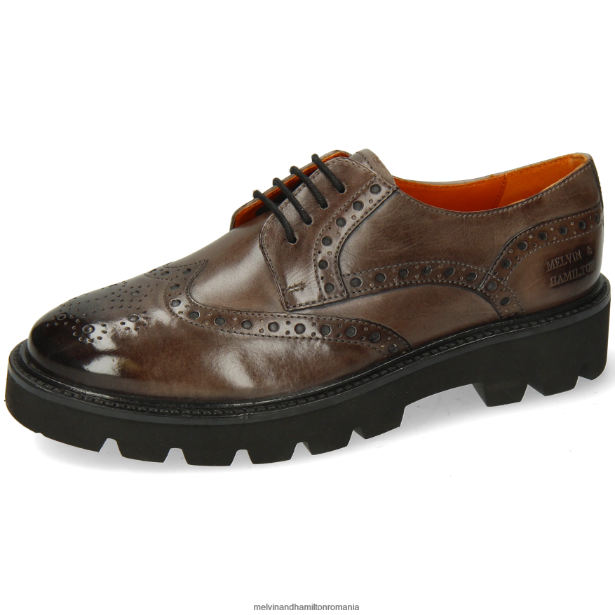 femei Melvin & Hamilton jenny 6 gri pantofi derby 2R24J41503