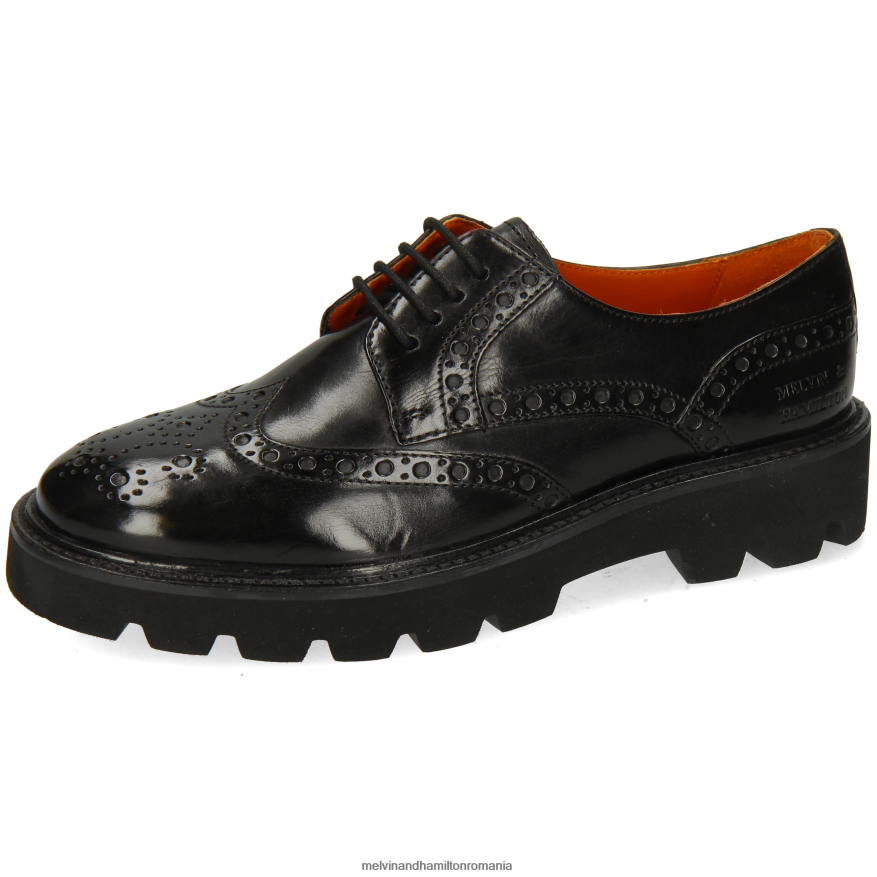 femei Melvin & Hamilton jenny 6 negru pantofi derby 2R24J41500