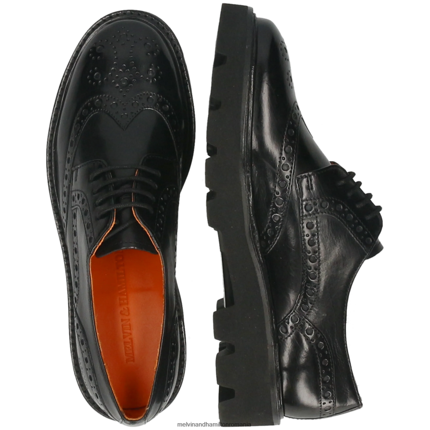 femei Melvin & Hamilton jenny 6 negru pantofi derby 2R24J41500