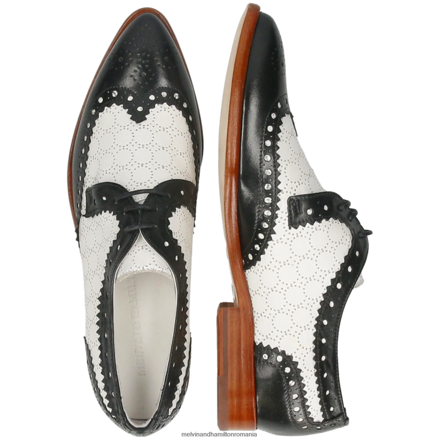 femei Melvin & Hamilton jessy 53 negru pantofi derby 2R24J41501