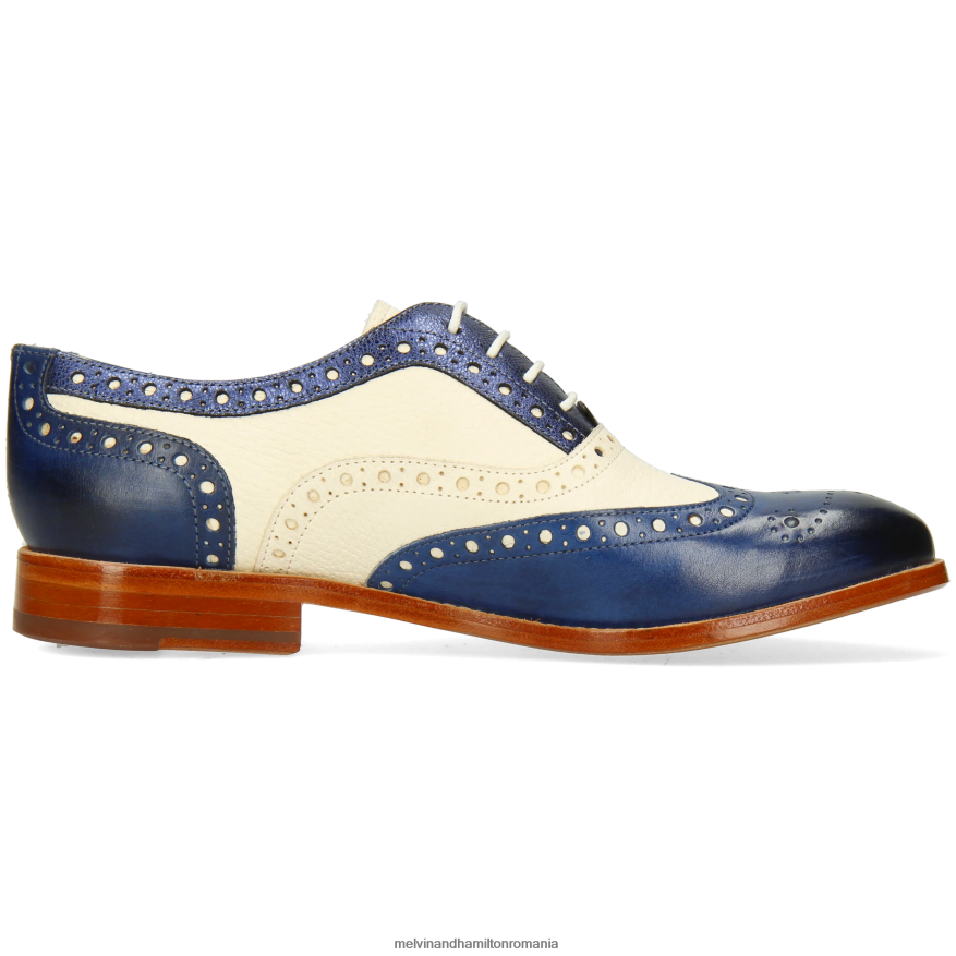 femei Melvin & Hamilton amelie 70 albastru pantofi oxford 2R24J41274