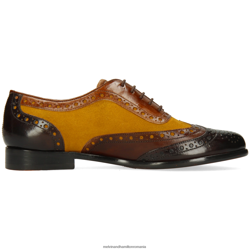 femei Melvin & Hamilton selina 56 maro pantofi oxford 2R24J41275