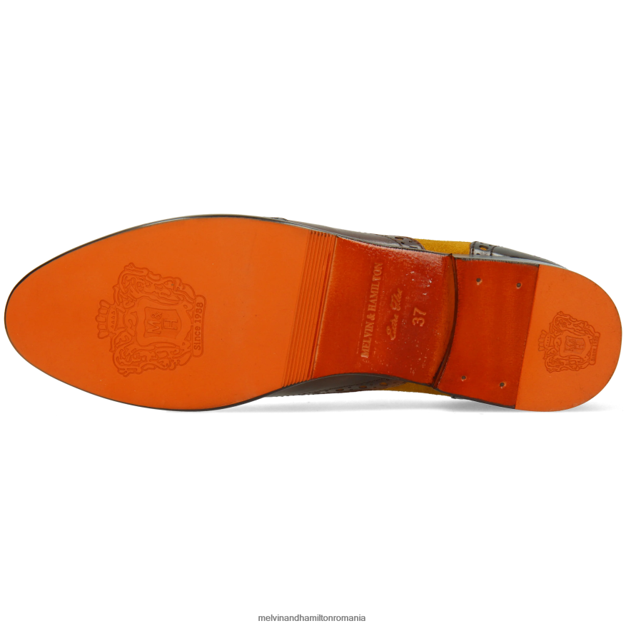 femei Melvin & Hamilton selina 56 maro pantofi oxford 2R24J41275