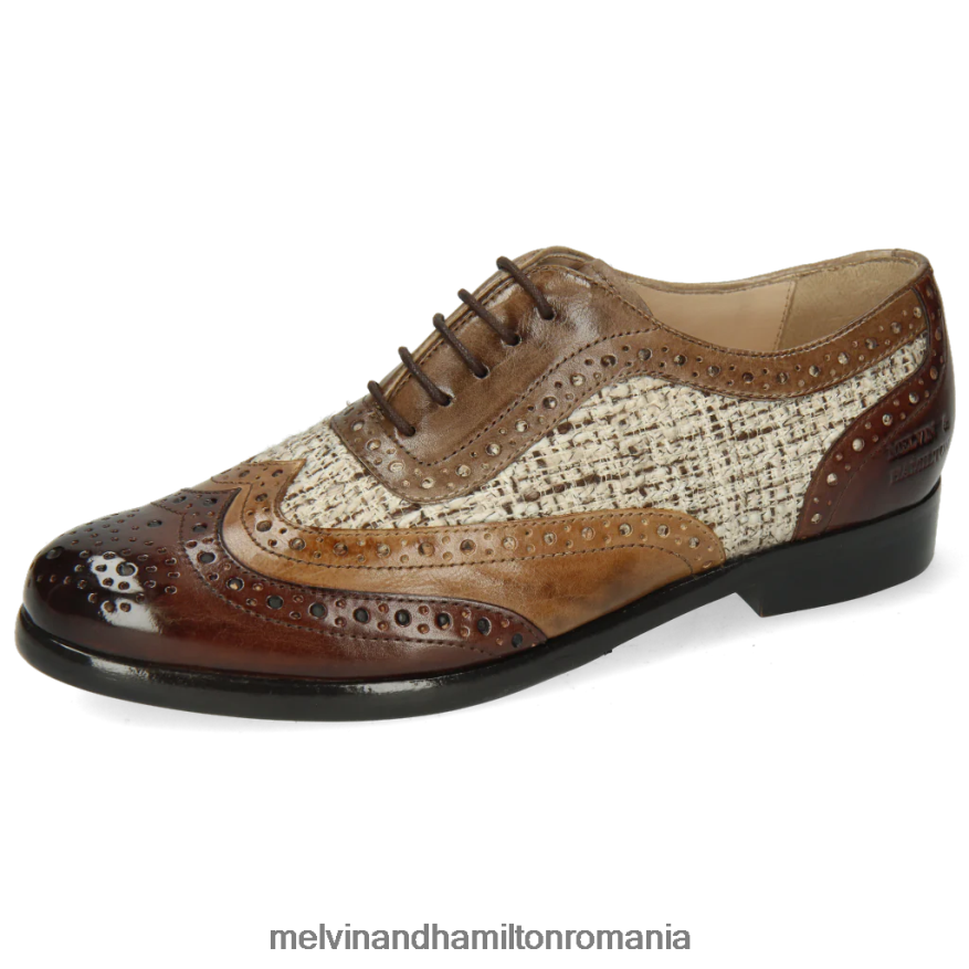 femei Melvin & Hamilton selina 56 maro pantofi oxford 2R24J41285