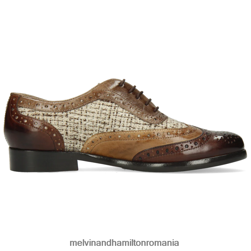 femei Melvin & Hamilton selina 56 maro pantofi oxford 2R24J41285