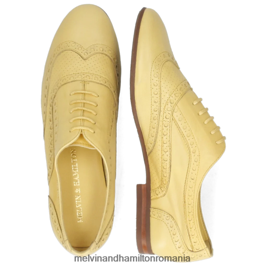 femei Melvin & Hamilton sonia 1 galben pantofi oxford 2R24J41297